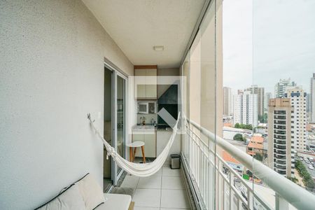 Varanda de apartamento à venda com 3 quartos, 74m² em Chácara Santo Antônio (zona Leste), São Paulo