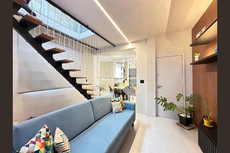 Sala de apartamento para alugar com 2 quartos, 130m² em Sagrada Família, Belo Horizonte