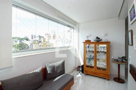Varanda da Sala de apartamento à venda com 3 quartos, 87m² em Cruzeiro, Belo Horizonte