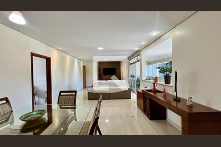 sala 1 de apartamento à venda com 4 quartos, 180m² em Dona Clara, Belo Horizonte