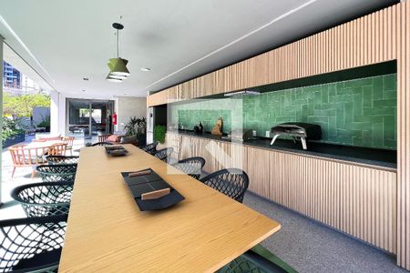 Apartamento para alugar com 39m², 1 quarto e 1 vagaChurrasqueira