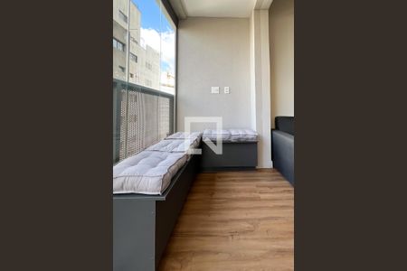 Apartamento para alugar com 39m², 1 quarto e 1 vagaVaranda