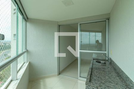 Varanda da Sala de apartamento para alugar com 2 quartos, 67m² em Engenho Nogueira, Belo Horizonte