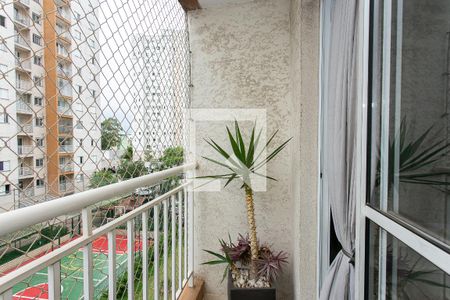 Varanda da Sala de apartamento à venda com 3 quartos, 62m² em Jardim América da Penha, São Paulo