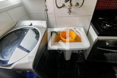 Apartamento para alugar com 57m², 2 quartos e 2 vagas Apartamento para alugar com 57m², 2 quartos e 2 vagasDetalhe da area de serviço