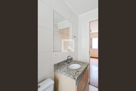 Banheiro da suíte de apartamento à venda com 2 quartos, 60m² em Independência, São Bernardo do Campo