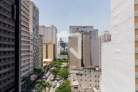 Vista do Quarto de apartamento à venda com 1 quarto, 57m² em Santa Cecília, São Paulo