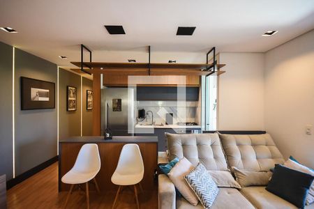 Sala de apartamento à venda com 2 quartos, 59m² em Vila Andrade, São Paulo