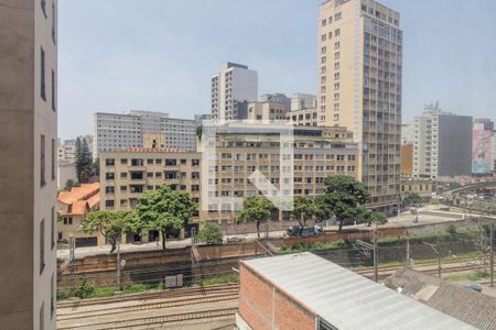 Vista da Sala de apartamento à venda com 1 quarto, 36m² em Luz, São Paulo