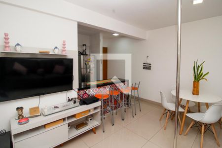 Sala de apartamento à venda com 2 quartos, 58m² em Buritis, Belo Horizonte