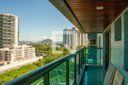 Varanda de apartamento para alugar com 4 quartos, 139m² em Barra da Tijuca, Rio de Janeiro