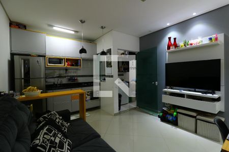 Sala de apartamento à venda com 2 quartos, 48m² em Parque Erasmo Assunção, Santo André