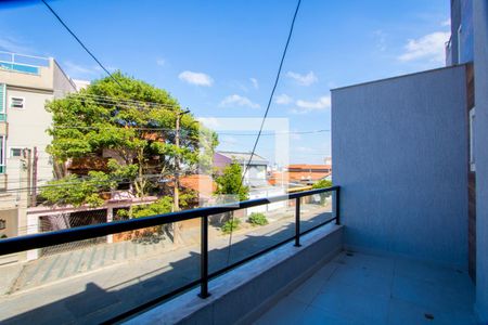 Varanda da sala de casa à venda com 2 quartos, 100m² em Vila Pinheirinho, Santo André