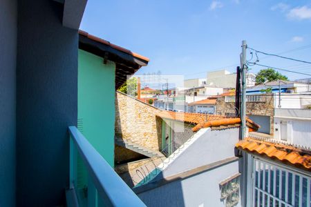 Varanda da sala de apartamento para alugar com 2 quartos, 62m² em Jardim Stella, Santo André