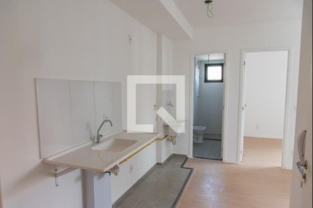 Studio à venda com 33m², 2 quartos e sem vagaCozinha/área de serviço