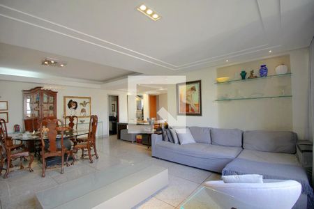 Sala de estar de apartamento à venda com 4 quartos, 183m² em Sion, Belo Horizonte