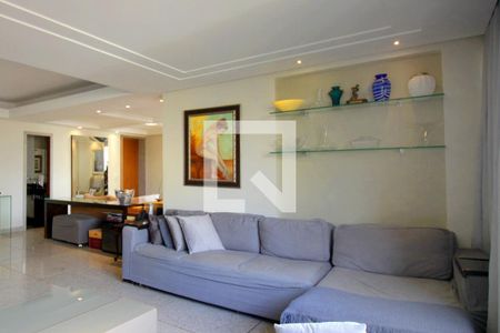 Sala de estar de apartamento à venda com 4 quartos, 183m² em Sion, Belo Horizonte