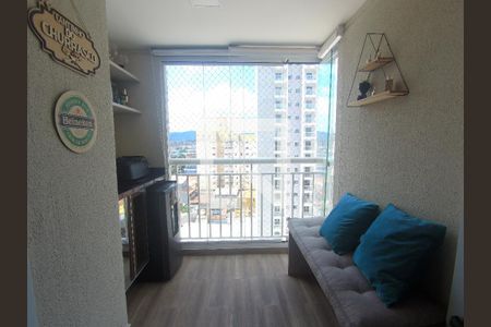 Varanda da Sala de apartamento para alugar com 2 quartos, 52m² em Vila Galvão, Guarulhos