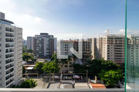 Vista da Varanda de kitnet/studio para alugar com 1 quarto, 28m² em Indianópolis, São Paulo