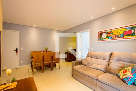 Sala de apartamento à venda com 3 quartos, 110m² em Vila Gilda, Santo André