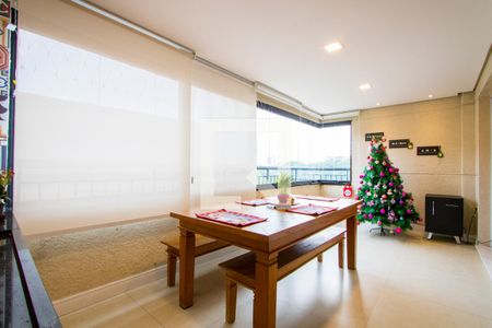 Varanda gourmet de apartamento à venda com 3 quartos, 110m² em Vila Gilda, Santo André