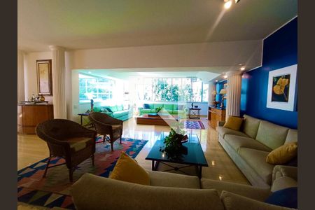 Sala  de apartamento para alugar com 4 quartos, 308m² em Leblon, Rio de Janeiro