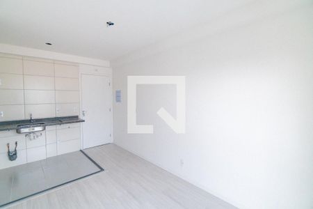 Sala/Cozinha de apartamento à venda com 1 quarto, 27m² em Vila Campestre, São Paulo