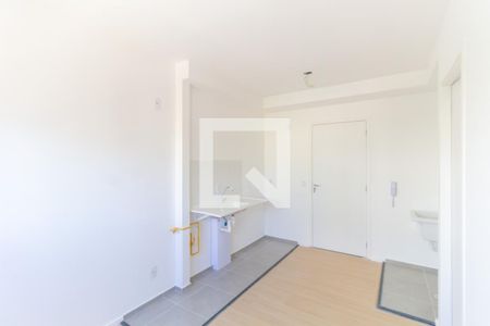 Cozinha de kitnet/studio à venda com 1 quarto, 24m² em Sé, São Paulo