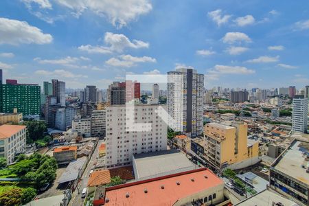 sala vista de apartamento à venda com 1 quarto, 24m² em Sé, São Paulo