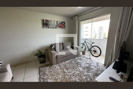 Sala de apartamento para alugar com 2 quartos, 58m² em Residencial Eldorado, Goiânia