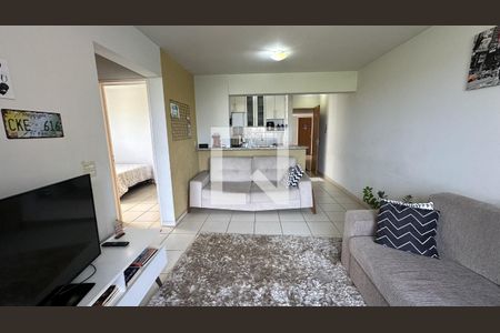 Sala de apartamento para alugar com 2 quartos, 58m² em Residencial Eldorado, Goiânia