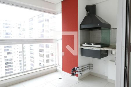 Varanda Gourmet de apartamento à venda com 3 quartos, 78m² em Campestre, Santo André
