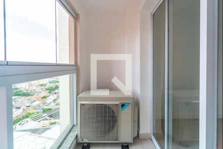 Varanda da Sala de apartamento para alugar com 2 quartos, 72m² em Vila Eldízia, Santo André