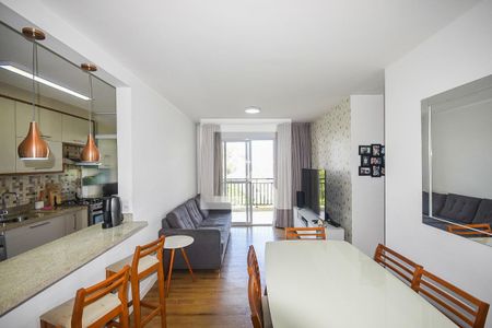 Sala de apartamento à venda com 3 quartos, 80m² em Chácara Agrindus, Taboão da Serra