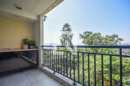 Varanda de apartamento à venda com 3 quartos, 80m² em Chácara Agrindus, Taboão da Serra