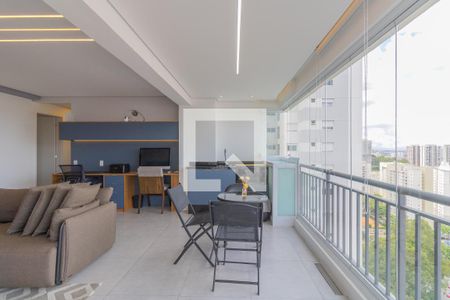 Varanda de apartamento para alugar com 2 quartos, 102m² em Jardim Caboré, São Paulo