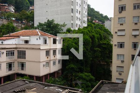 Vista da Sala de apartamento para alugar com 3 quartos, 100m² em Leme, Rio de Janeiro