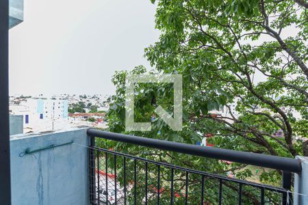Varanda da sala  de apartamento para alugar com 3 quartos, 77m² em Santa Branca, Belo Horizonte