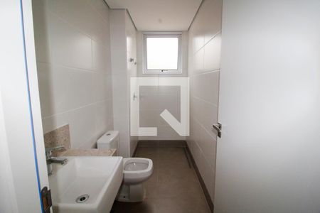 Banheiro Social de apartamento à venda com 1 quarto, 47m² em Buritis, Belo Horizonte