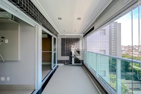 Varanda da Sala de apartamento para alugar com 1 quarto, 55m² em Vila Regente Feijó, São Paulo