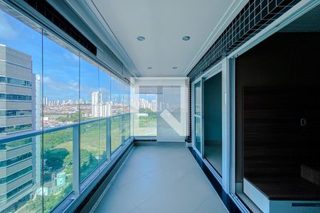 Varanda da Sala de apartamento para alugar com 1 quarto, 55m² em Vila Regente Feijó, São Paulo