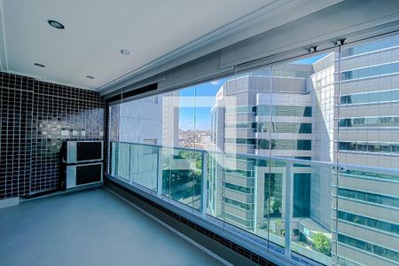 Varanda da Sala de apartamento para alugar com 1 quarto, 55m² em Vila Regente Feijó, São Paulo