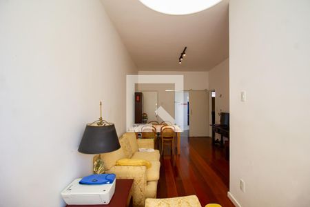 Detalhe da sala  de apartamento à venda com 3 quartos, 81m² em Leblon, Rio de Janeiro