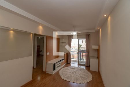 Sala de Estar/Jantar  de apartamento à venda com 2 quartos, 66m² em Vila Industrial, Campinas