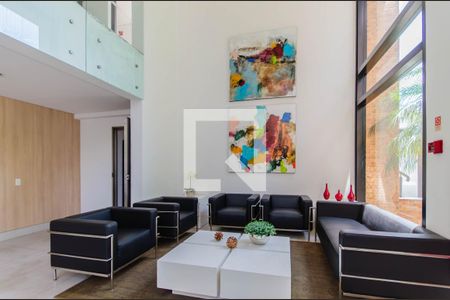 Studio para alugar com 34m², 1 quarto e 1 vagaHall social