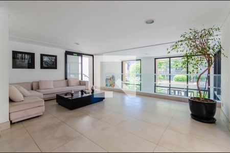 Studio para alugar com 34m², 1 quarto e 1 vagaHall social
