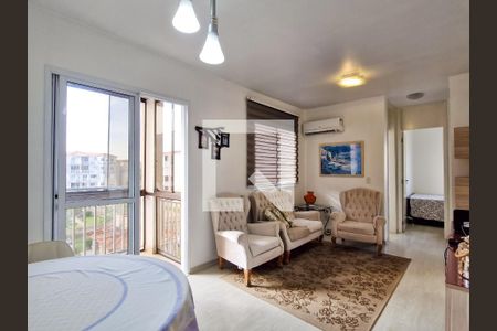 Sala de apartamento à venda com 2 quartos, 49m² em Humaitá, Porto Alegre