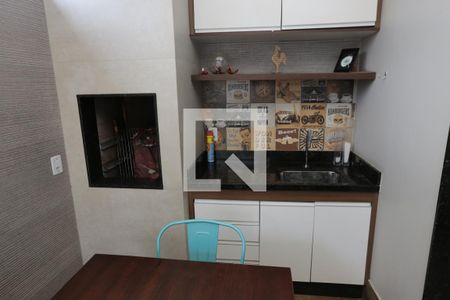 Área gourmet de apartamento à venda com 3 quartos, 140m² em Riacho das Pedras, Contagem