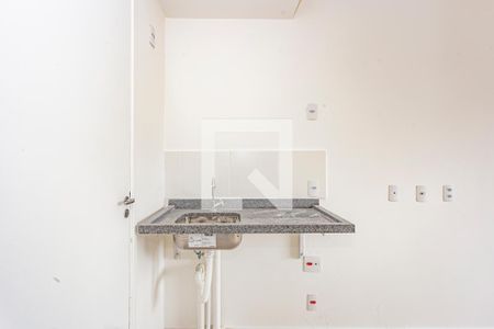 Cozinha de kitnet/studio para alugar com 1 quarto, 17m² em Vila Moraes, São Paulo