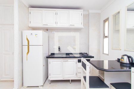 Cozinha de apartamento à venda com 1 quarto, 35m² em Bela Vista, São Paulo